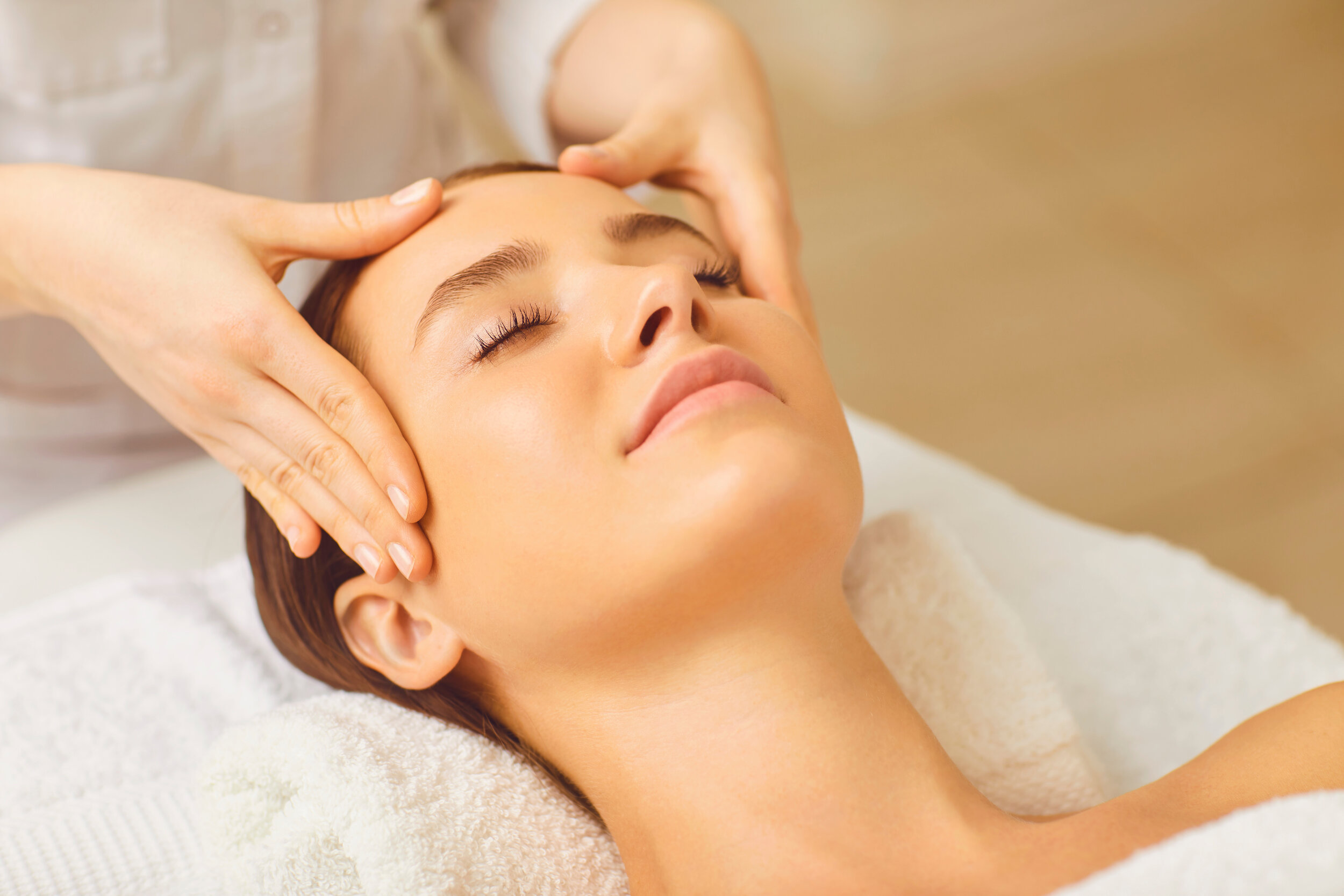 Facial Accupressure treatment